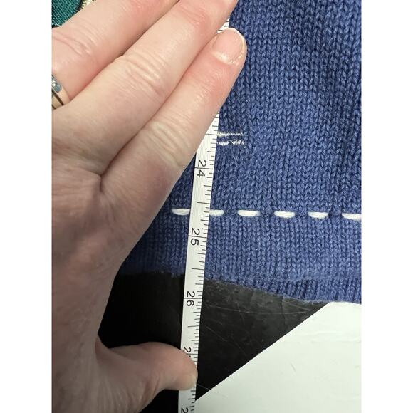 Womens Christmas Winter Vest Sweater Small Snowmen Snowflakes Granny Embroidered - Picture 8 of 9